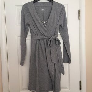 Bump in the Night robe with nursing nightgown